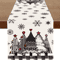 Retro Plaid Christmas Table Runner Festive Winter Farmhouse Dining Decor 4
