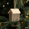 Rustic Wooden Christmas House Ornament Mini Hanging Holiday Decor 2