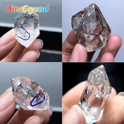 natural herkimer diamond crystal – raw reiki healing stone & energy decor