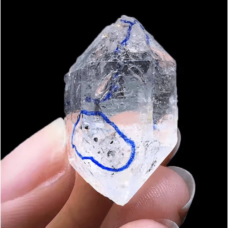 Natural Herkimer Diamond Crystal Raw Reiki Healing Stone Energy Decor 3