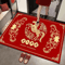 Chinese New Year Horse Carpet Mat Red Gold Festival Feng Shui Decor 0