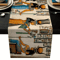 Egyptian Heritage Linen Table Runner Vintage Egyptian Table Runner For Farmhouse Dining Decor 0