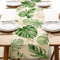 Tropical Palm Leaves Linen Table Runner Vibrant Tropical Table Runner For Summer Outdoor Dining D 0