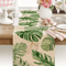 Tropical Palm Leaves Linen Table Runner Vibrant Tropical Table Runner For Summer Outdoor Dining D 3