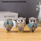 3PCS Resin Owl Statue Set Charming Owl Decor Figurines For Cozy Indoor Home Styling 3