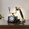 Vintage Retro Telephone Resin Ornament Classic Retro Telephone Decor For Timeless Living Room Styl 0