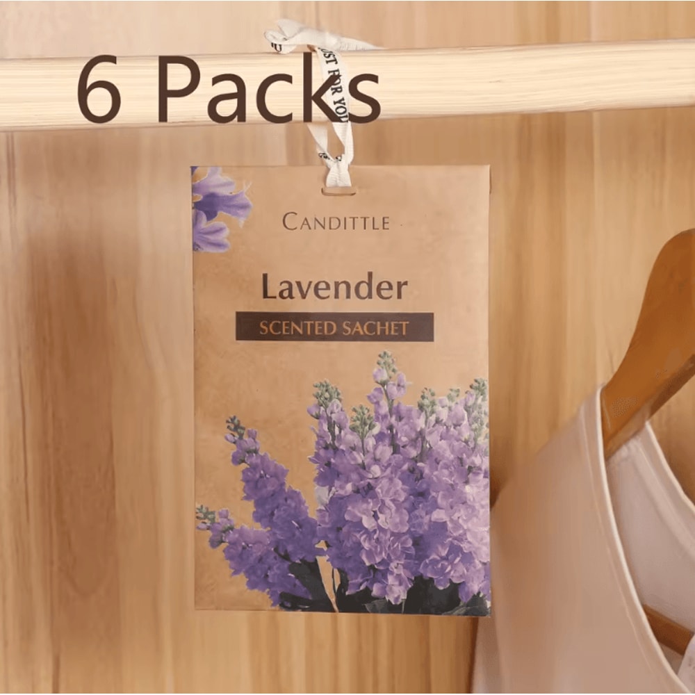 6Pack Aromatherapy Scented Sachet Set LongLasting Scented Sachets For Closet Drawer Car Freshenin 1