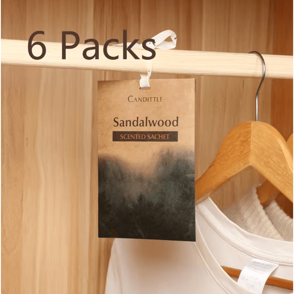 6Pack Aromatherapy Scented Sachet Set LongLasting Scented Sachets For Closet Drawer Car Freshenin 6