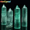 Natural Green Fluorite Crystal Wand Polished Fluorite Crystal Wand For Healing Focus Elegant Deco 2