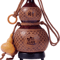Natural Handcrafted Wine Gourd Bottle Portable Wine Gourd Bottle For Outdoor Use Unique Gift Idea 0