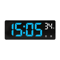 VoiceControl LED Digital Alarm Clock Smart LED Alarm Clock With Mirror Display Temperature Functi 1