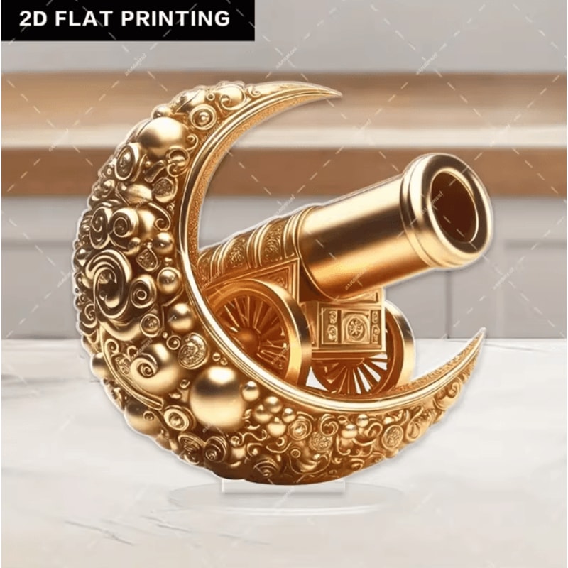 Moon Lantern Acrylic Ramadan Decor Stand Elegant Ramadan Table Decor For Home Office Eid Gifts 2