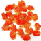 23M Autumn Red Maple Leaf Garland Lifelike Fall Vine Decor For Home Holidays 2