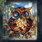 Colorful Owl Hanging Pendant Light Whimsical Indoor Outdoor Decorative Lamp 4