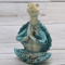Zen Meditation Turtle Statue Peaceful Resin Garden Home Decor 0