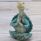 Zen Meditation Turtle Statue Peaceful Resin Garden Home Decor 0