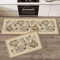 Floral AntiFatigue Kitchen Rug Extra Thick Absorbent NonSlip Floor Mat 2