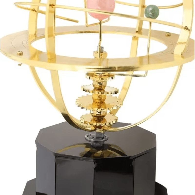 Grand Mechanical Orrery Solar System Model Metal Astronomy Desk Decor Collectors Display 2