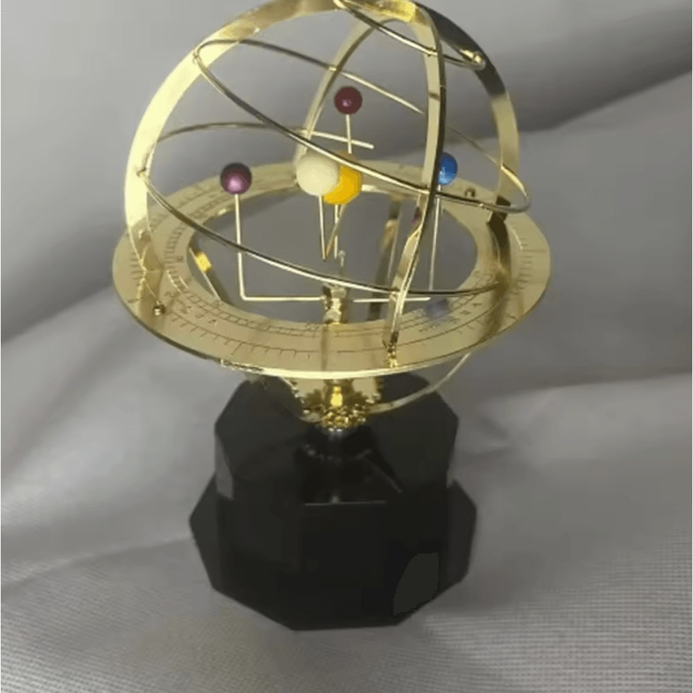 Grand Mechanical Orrery Solar System Model Metal Astronomy Desk Decor Collectors Display 4