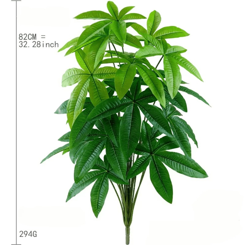 Large Artificial Money Tree Palm Realistic Tropical Faux Plant For Indoor Outdoor Decor 3