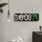 Large LED Digital Wall Clock USB Powered Display With Temperature Humidity Monitor 0
