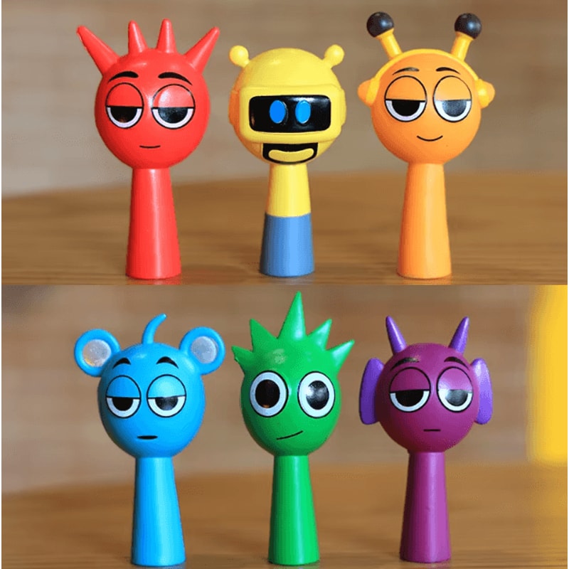 Sprunki PVC Cartoon Figure Set 24pcs Mini Collectible Game Character Ornaments 3