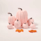 7PCS Artificial Pumpkin Decor Set Realistic Fall Harvest DIY Halloween Decorations 4