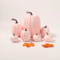 7PCS Artificial Pumpkin Decor Set Realistic Fall Harvest DIY Halloween Decorations 4