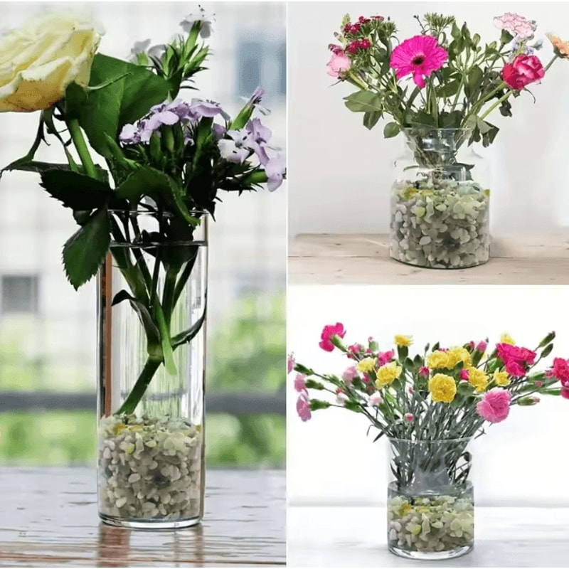 Natural Crystal Pebble Gravel Polished Aquarium Stones For Plants Home Decor 3