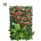 Luxury Artificial Grass Wall Panel With Flowers Greenery Privacy Hedge Screen Decor 4