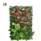 Luxury Artificial Grass Wall Panel With Flowers Greenery Privacy Hedge Screen Decor 4