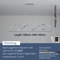 Modern Linear LED Chandelier Sleek Pendant Light For Dining Room Kitchen 2