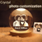 Personalized 3D Crystal Ball Night Light Custom Photo LED Keepsake Gift 2