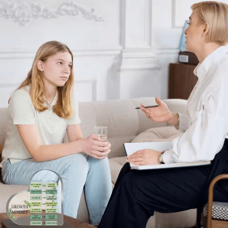 Growth Mindset Acrylic Wall Decor Inspirational Affirmation Sign For Home Office 2