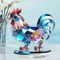 Colorful Acrylic Animal Desktop Decoration Cute Modern Figurine For Home Office 2