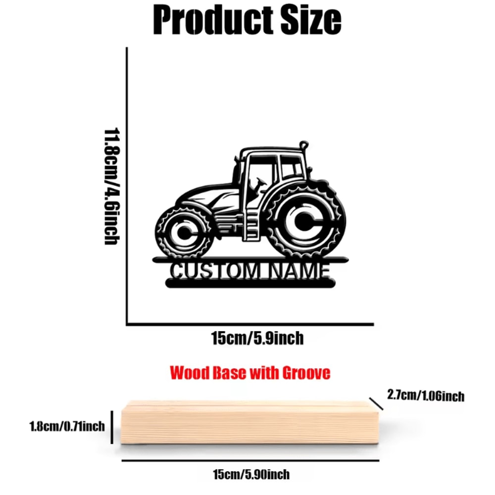 Personalized SUV Metal Art With Wooden Base Custom Car Desk Decor For Modern Spaces 1