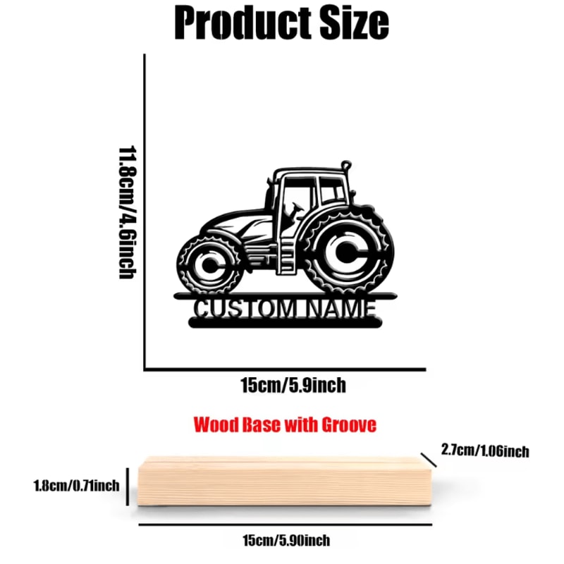 Personalized SUV Metal Art With Wooden Base Custom Car Desk Decor For Modern Spaces 1