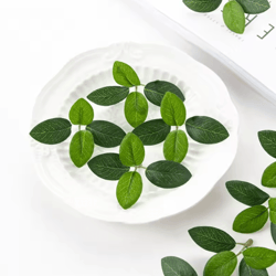 50pcs green artificial silk flowers – diy floral supplies for weddings & home decor