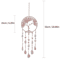 Natural Agate Dream Catcher Wall Hanging Moon Star Crystal Boho Decor For Home Garden 4