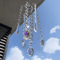 Crystal Chandelier Wind Chimes Rainbow Prism Suncatcher Hanging Decor 0