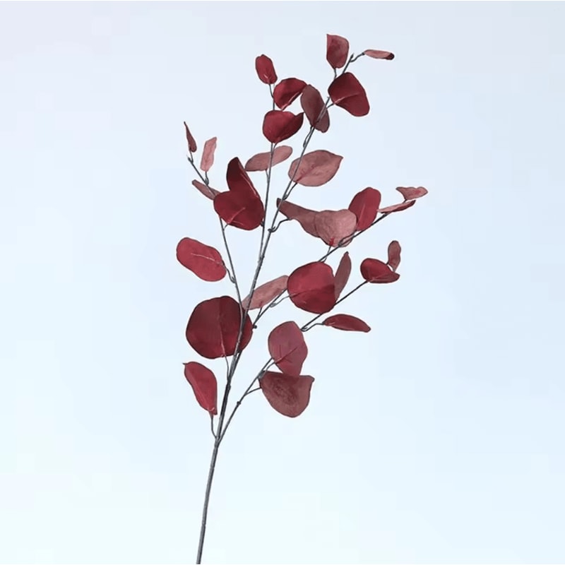Long Stem Artificial Eucalyptus Leaves Realistic Greenery For Wall Vase DIY Decor 1