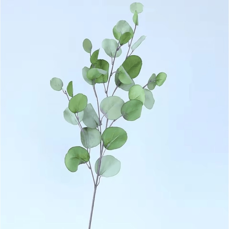 Long Stem Artificial Eucalyptus Leaves Realistic Greenery For Wall Vase DIY Decor 6
