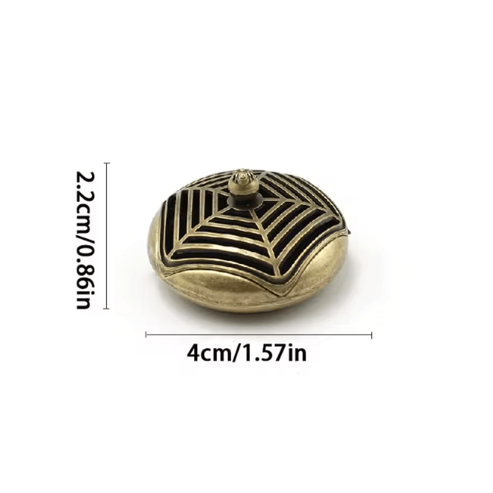 Antique Brass Dragon Phoenix Incense Burner Mini Feng Shui Tea Table Decor 4