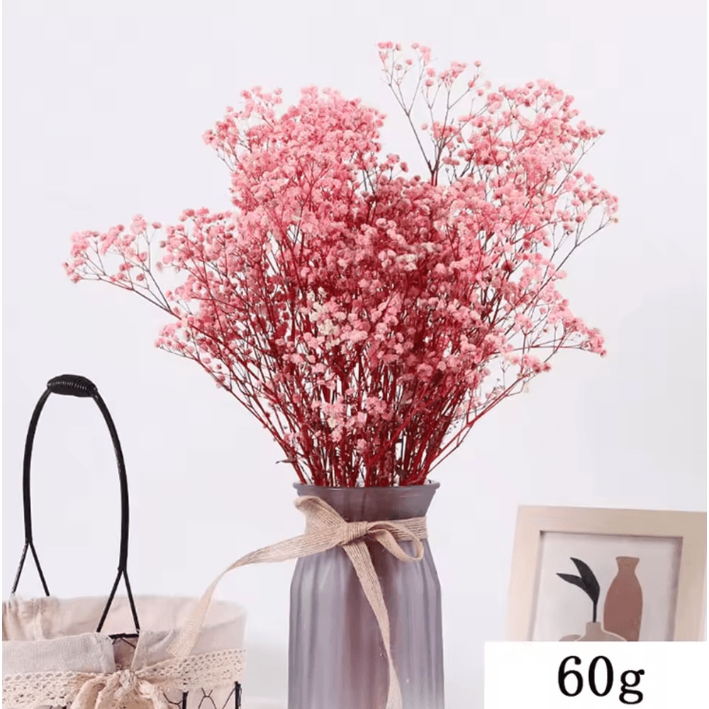 Blush Pampas Grass Gypsophila Boho Wedding Bouquet Centerpiece 1