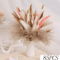 Blush Pampas Grass Gypsophila Boho Wedding Bouquet Centerpiece 4