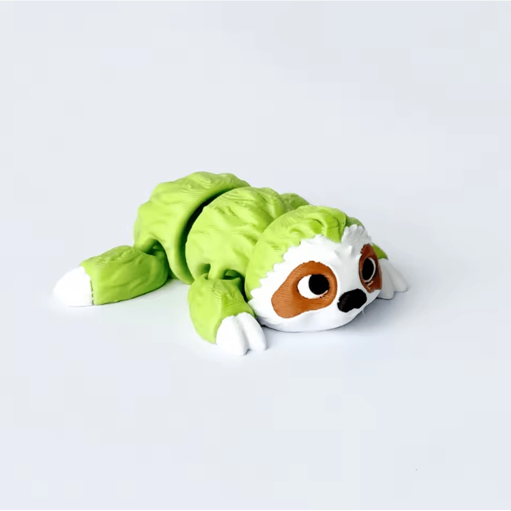 3D Printed Articulated Sloth Koala Figurines Cute Poseable Desk Gift Decor 1