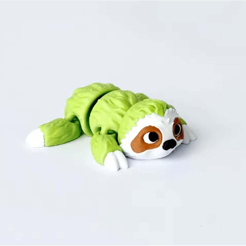 3D Printed Articulated Sloth Koala Figurines Cute Poseable Desk Gift Decor 1