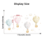 Watercolor Hot Air Balloon Animal Wall Stickers Dreamy Nursery Kids Room Decor 3