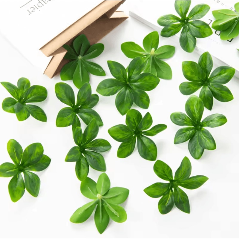 50PCS Hanging Bell Leaf Artificial Flower Set DIY Garland Wedding Decor Kit 0