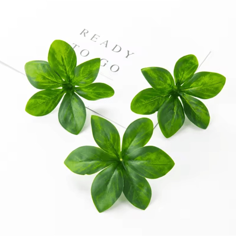 50PCS Hanging Bell Leaf Artificial Flower Set DIY Garland Wedding Decor Kit 5